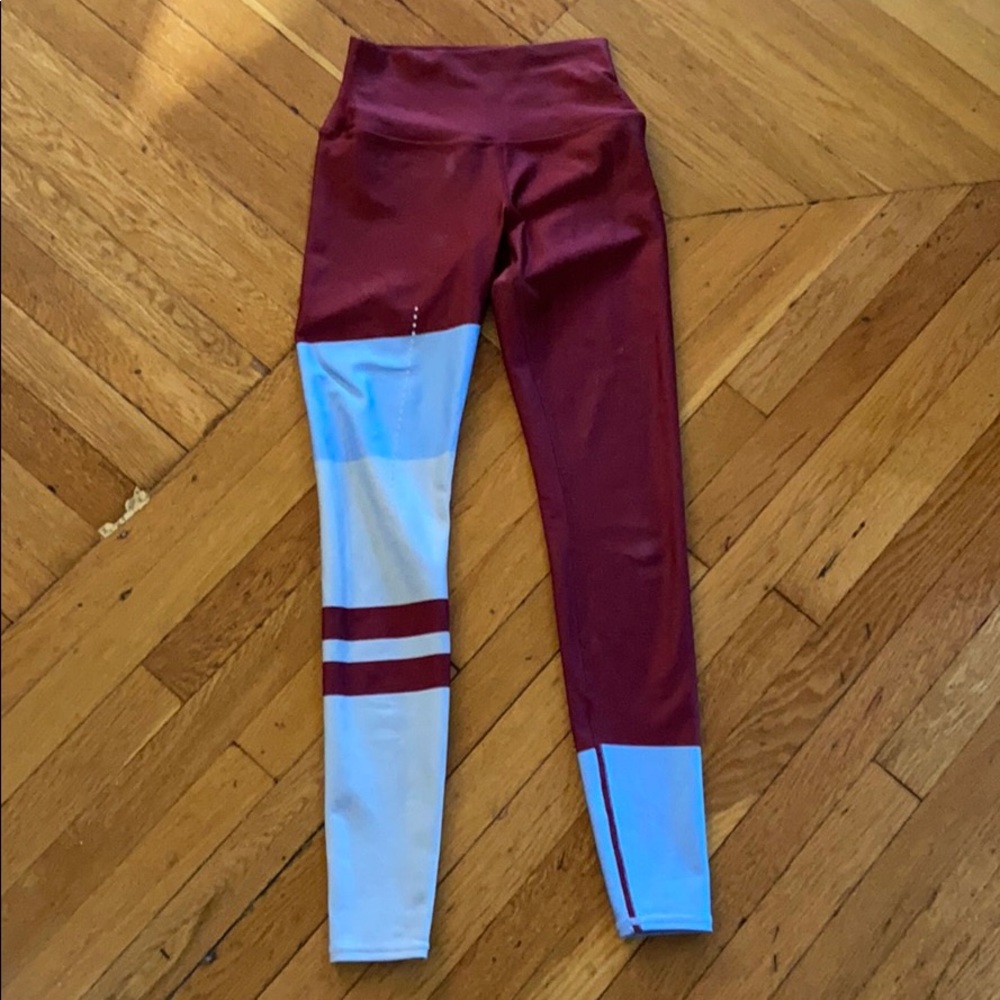 Alo Color Block High waisted yoga leggings
